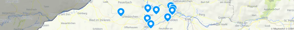 Map view for Pharmacies emergency services nearby Hartkirchen (Eferding, Oberösterreich)